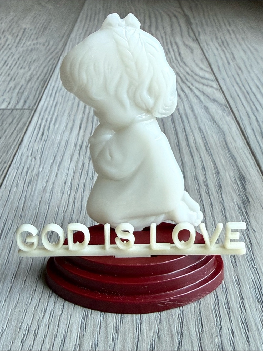Vintage Mid Century Christian Cake Topper